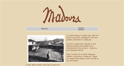 Desktop Screenshot of madoura.com